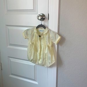 4/$25- Feldman Brothers hand embroidered romper